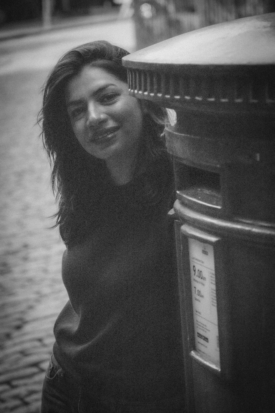Client photographed on a private street photography walk through central London, shot in available light by Aby Abhyankar — frame 15 of 79.