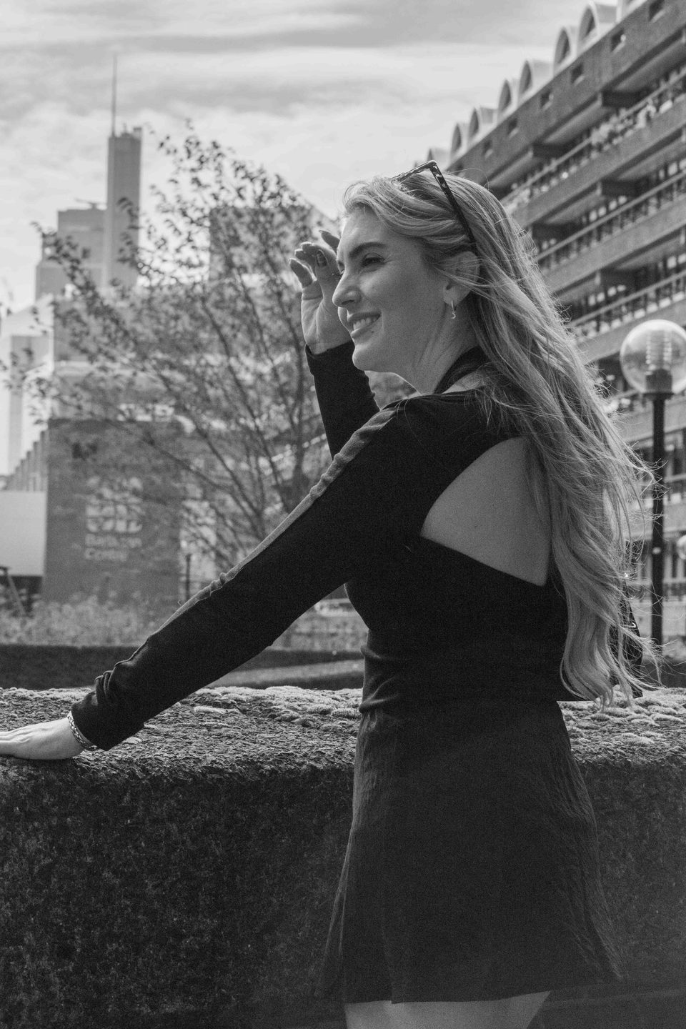 Client photographed on a private street photography walk through central London, shot in available light by Aby Abhyankar — frame 13 of 79.
