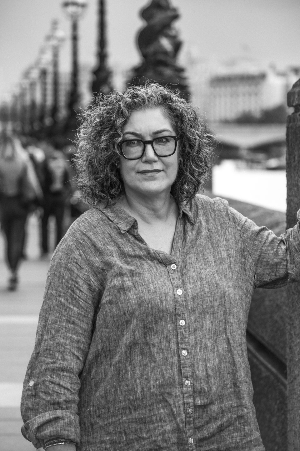 Client photographed on a private street photography walk through central London, shot in available light by Aby Abhyankar — frame 38 of 79.