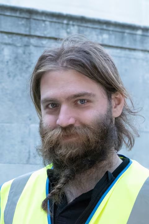 Portrait photographed on location in London by Aby Abhyankar — frame 78 of 79.